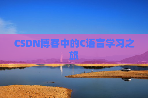 CSDN博客中的C语言学习之旅